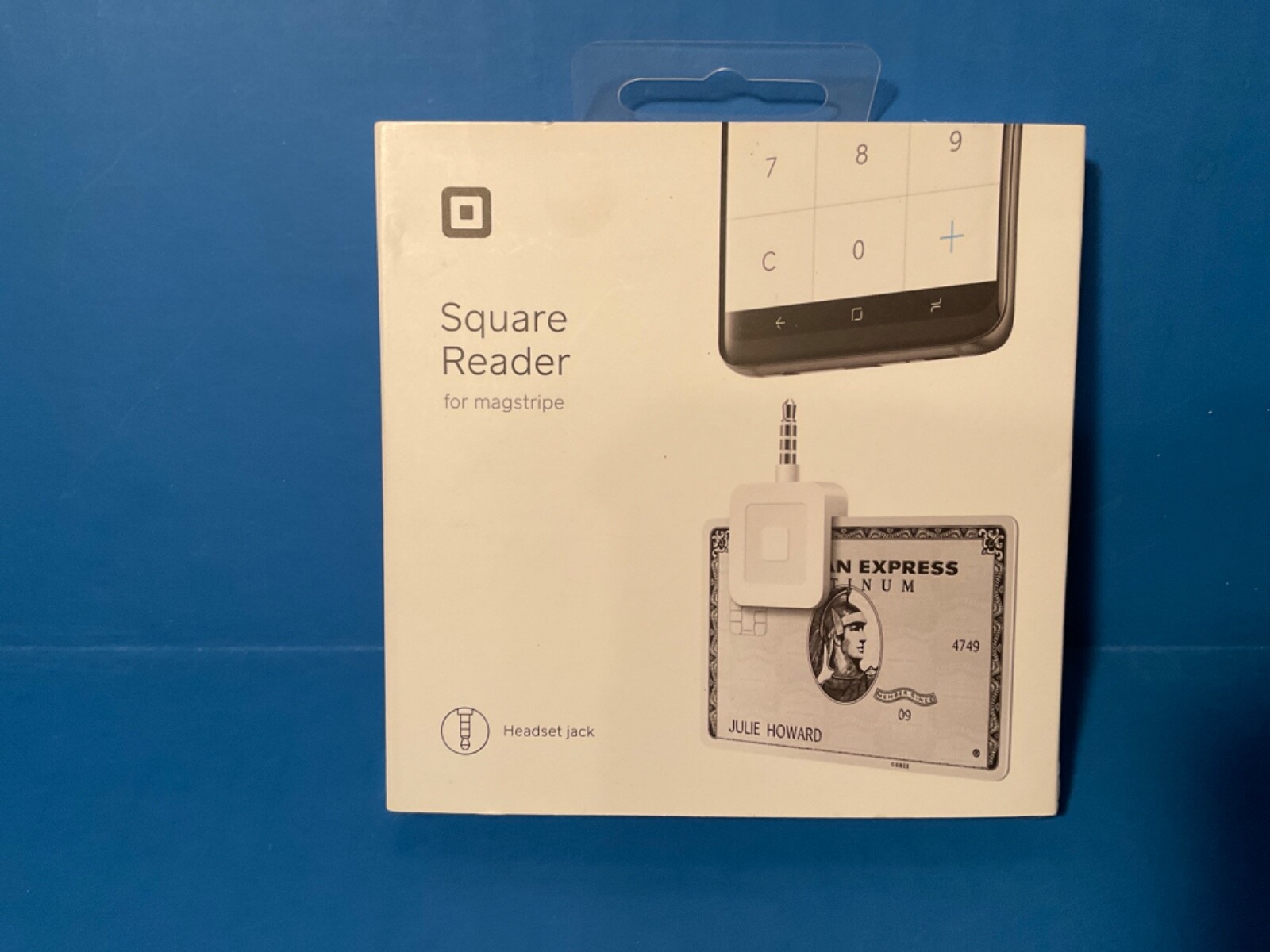 SEALED – Square Credit Card Reader 1/8″ Headphone Jack Iphone & Android Payment
