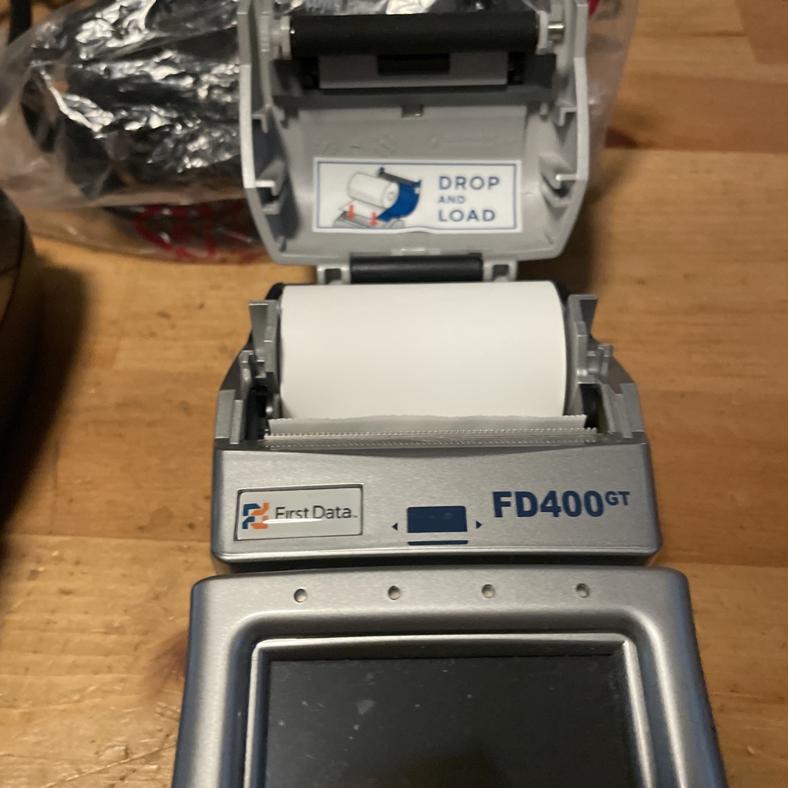 2 First Data FD400GT Credit Card Terminal Thermal Debit Card Machine