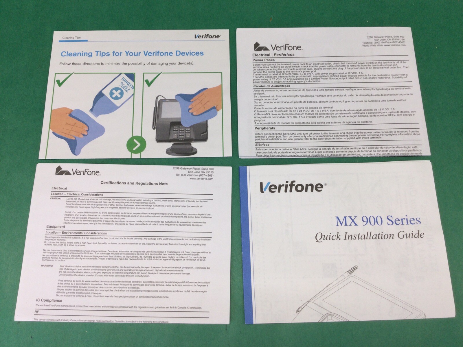 Verifone MX915 POS Credit Card Terminal M177-409-01-R