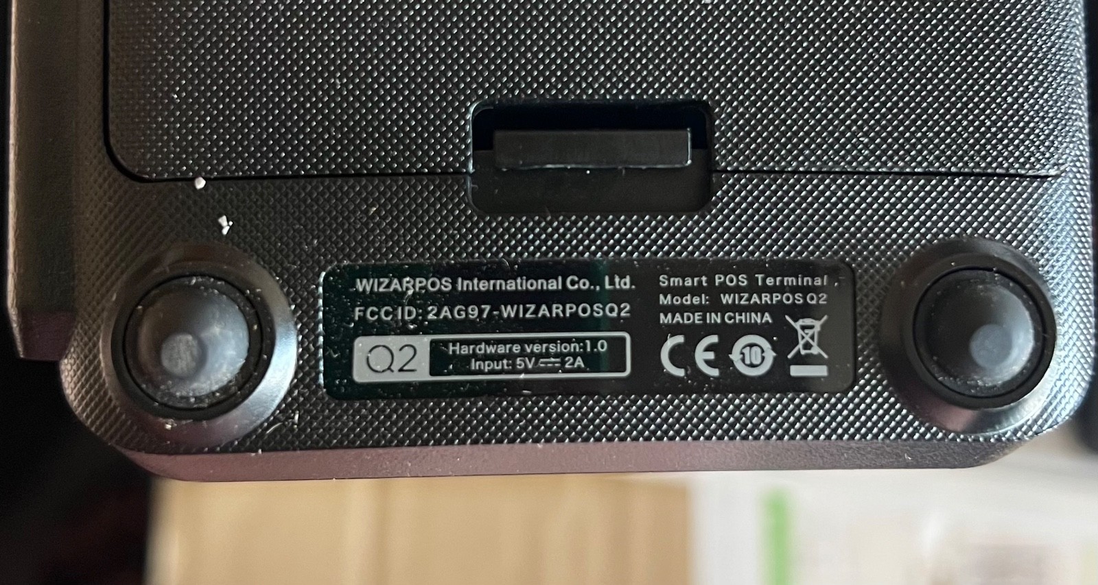 Wizard POS Q2 Terminal Point of Sale Credit Card Reader