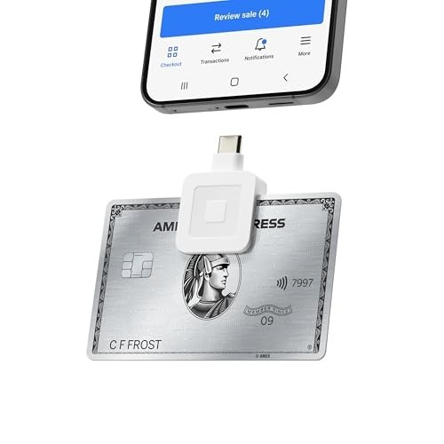 Square Reader For magstripe (USB-C) Mobile Credit Card Readers