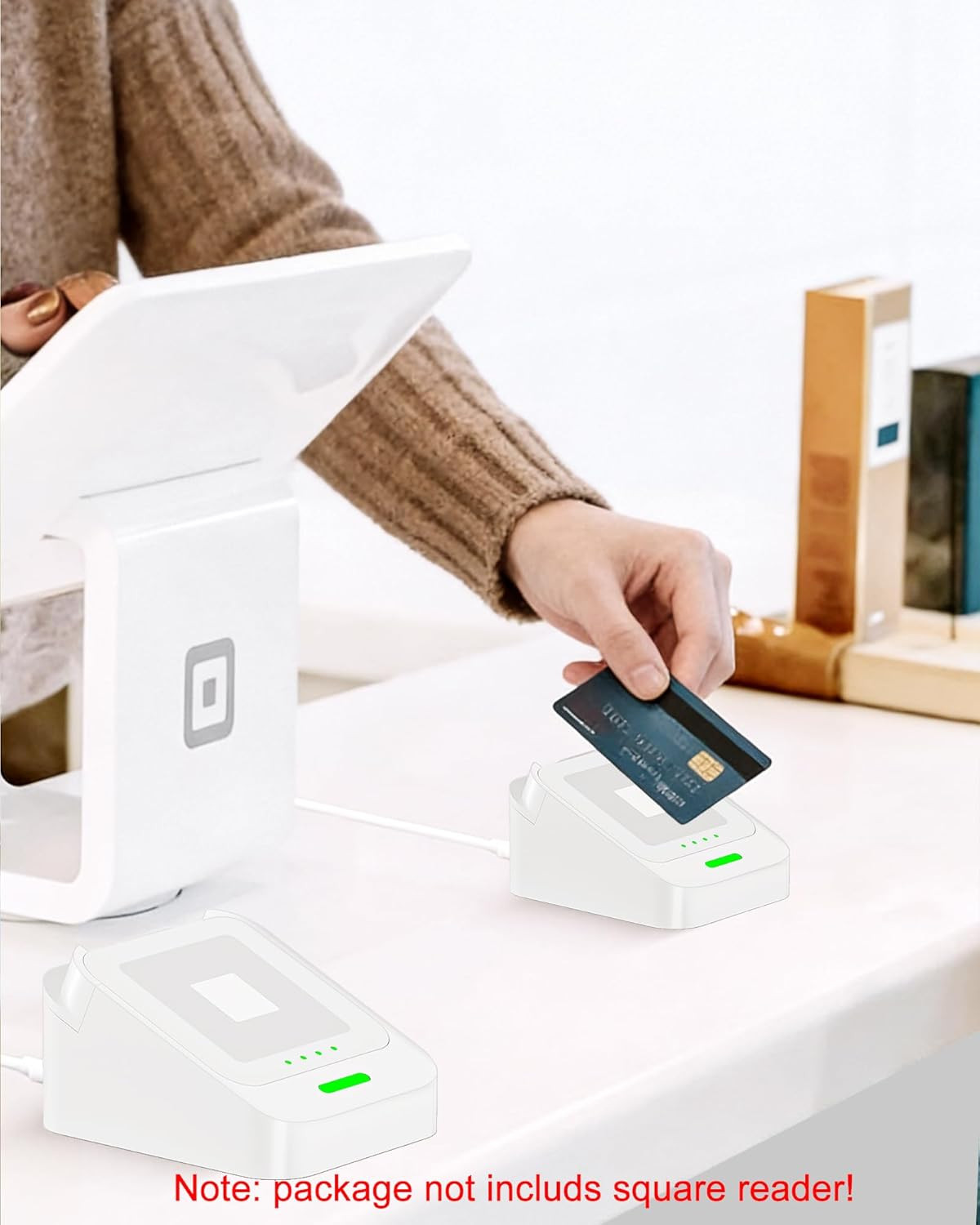 Reader Dock for Square Card Reader 2Nd Gen, Holder Stand for Square Reader 2