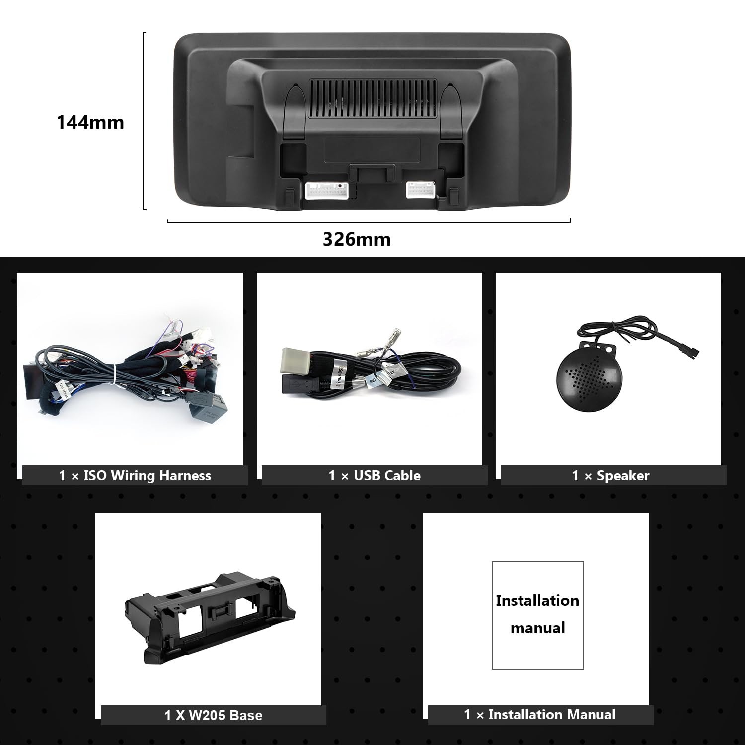 12.3 Inch Linux Car Touch Display Screen for Mercedes Benz 2016-2019 C A CLA …