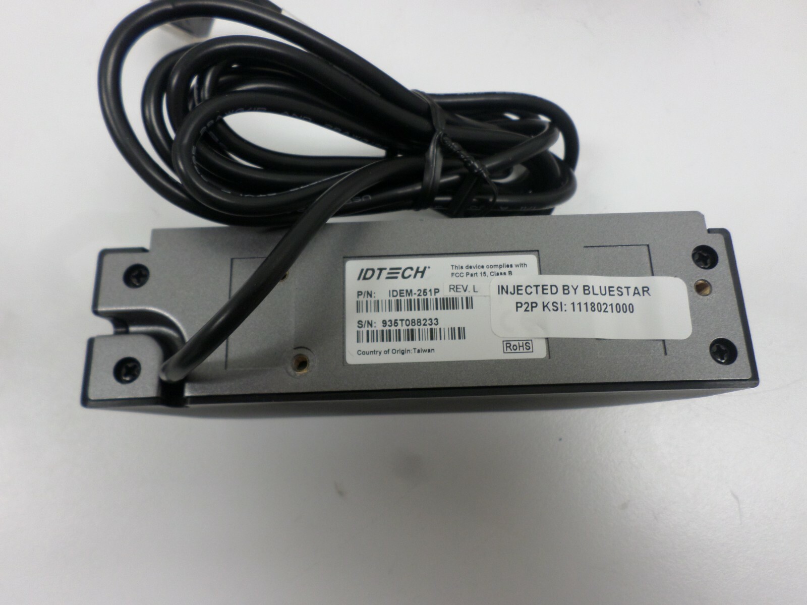 IDTECH IDEM-251P Hybrid Swipe Reader Open-Box