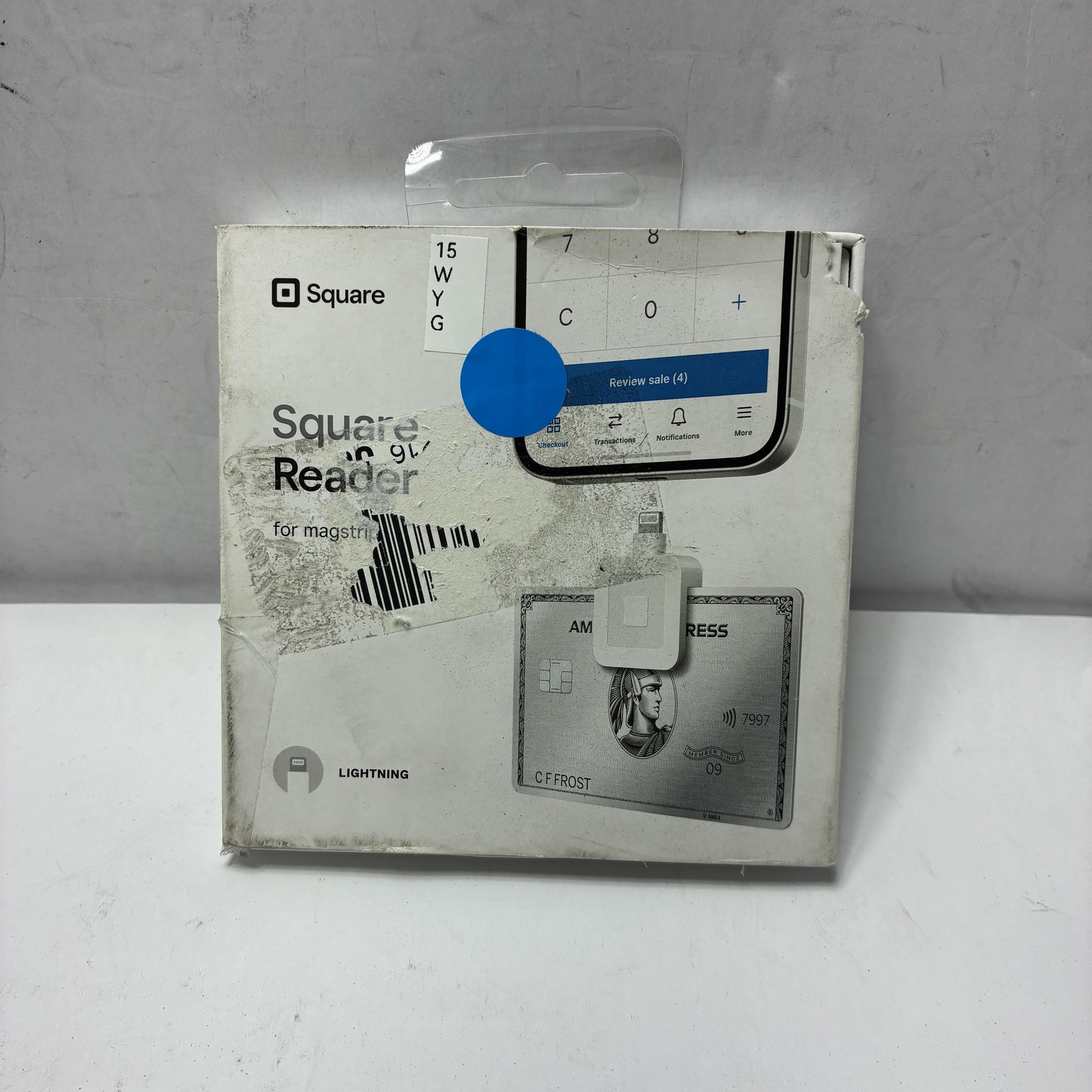 Square Contactless & Magstripe Card Reader White USB-C Mobile Payment Reader