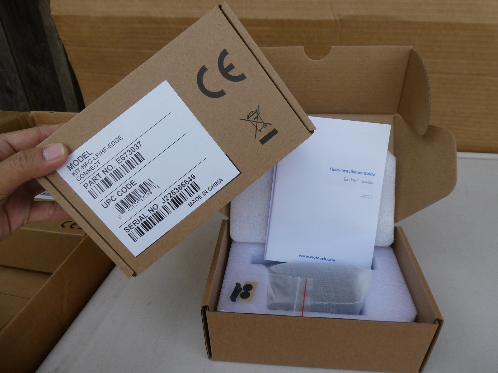 🍀 NEW! Elo Touch Edge Connect NFC LF/HF Reader Kit E673037 POS LOT AVAILABLE