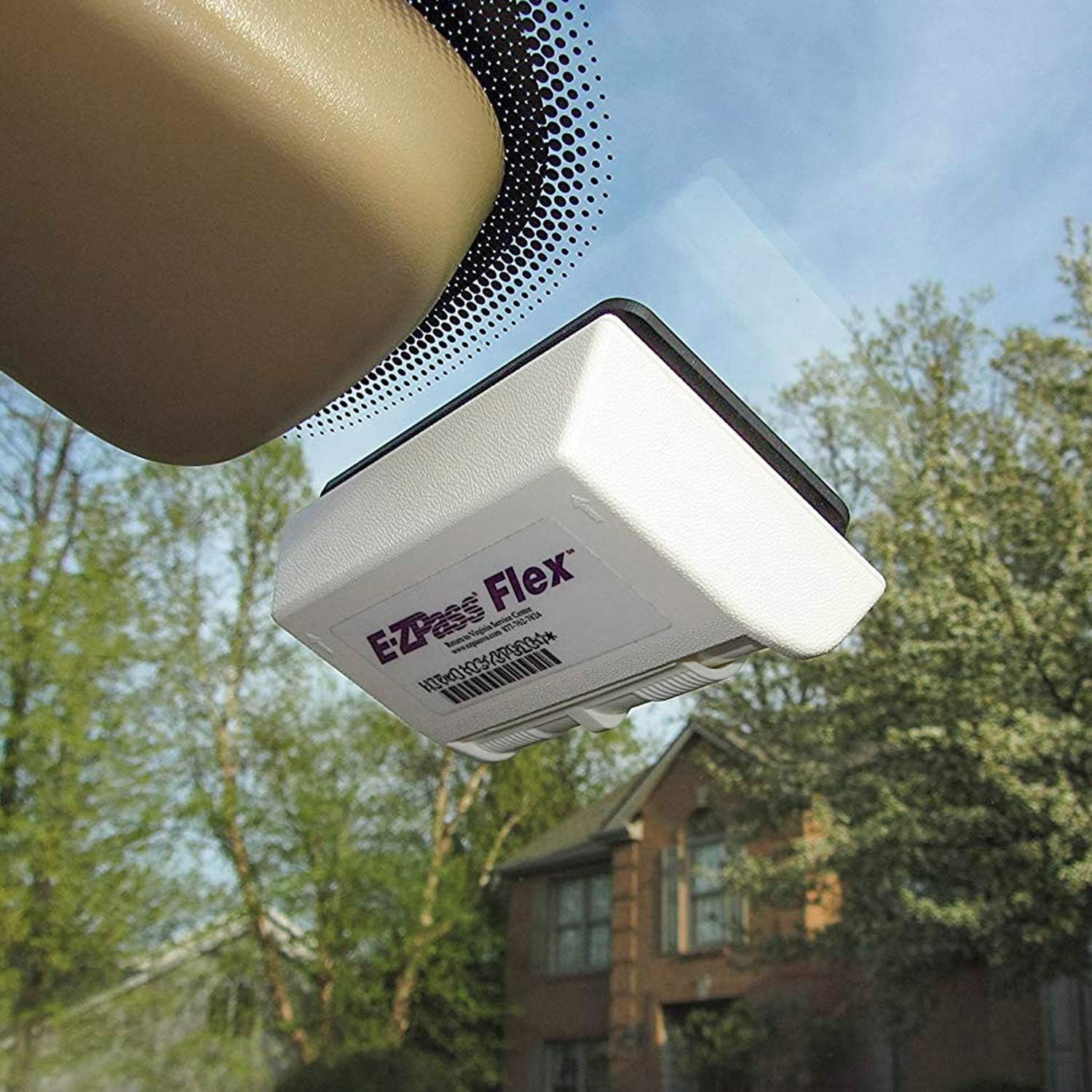 Versatile 4 Pcs Toll Tag Mounting Kit – Water-Resistant and Secure Adhesive
