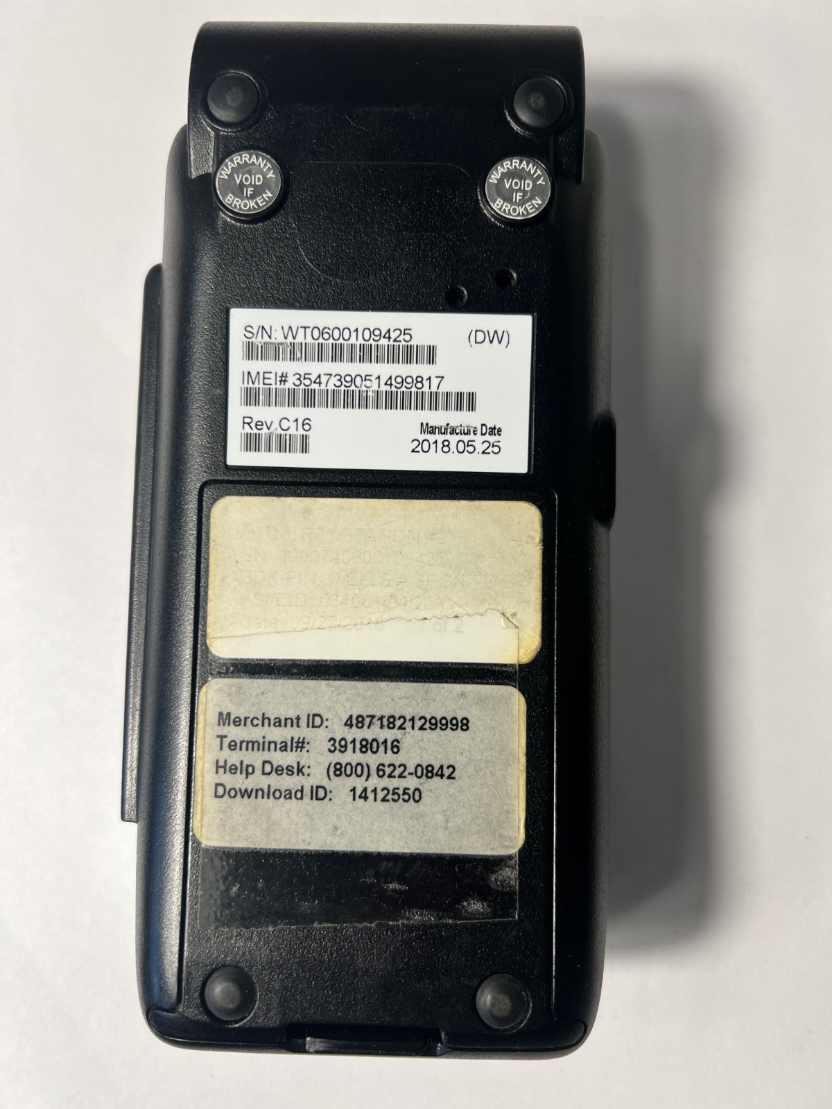 FirstData FD 410 DW Wireless Mobile Payment Processing Credit Card Terminal XAC
