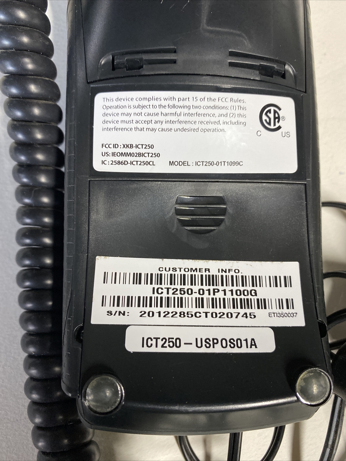 ingenico ict250