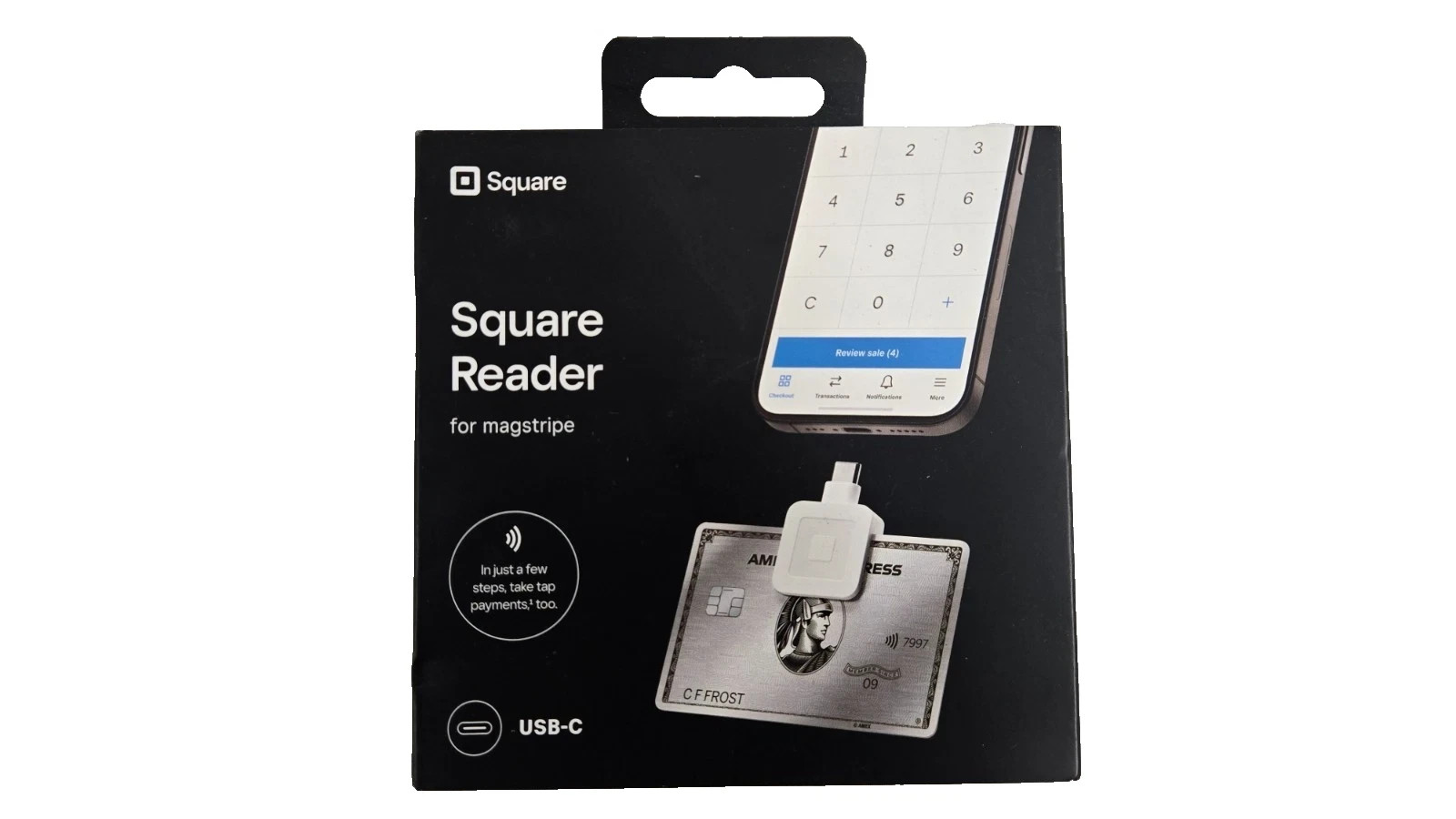 Square Reader For Magstripe (USB-C) Mobile Credit Card Reader Sealed