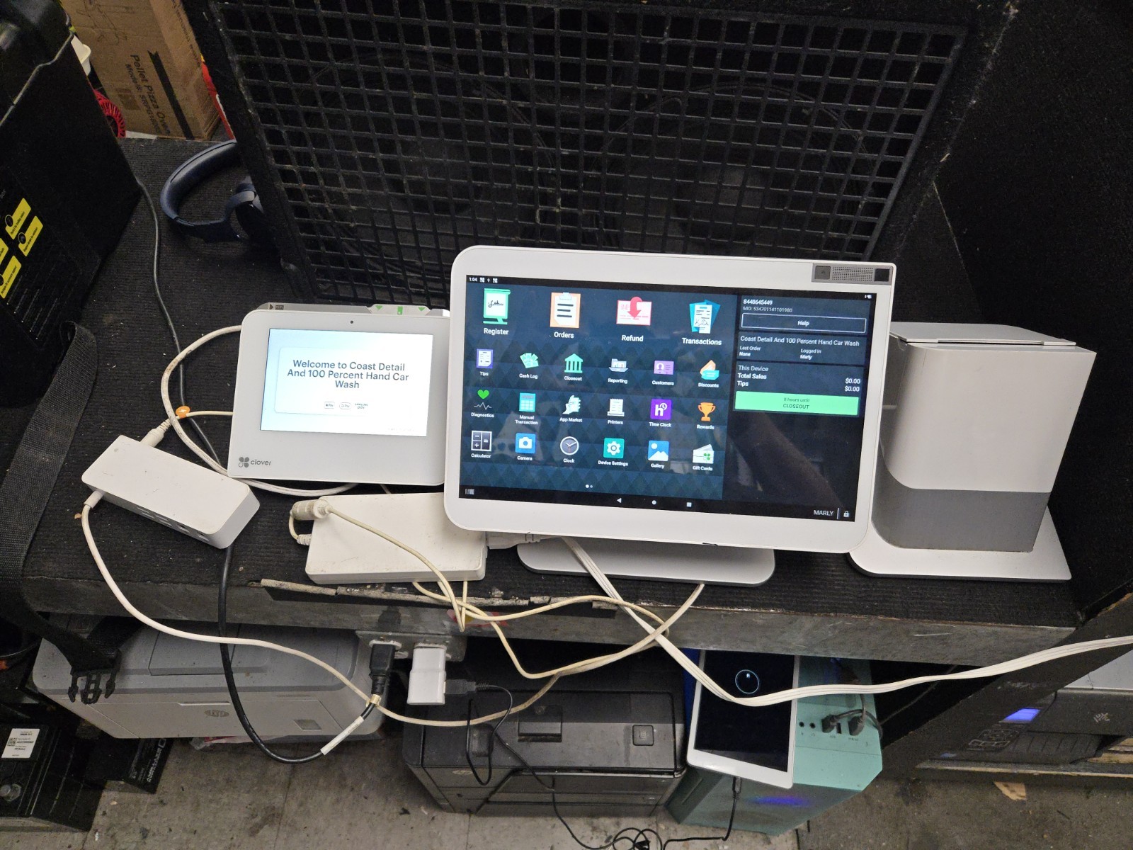 Clover Station Pro POS System With Display S503, Terminal C503, Printer P500