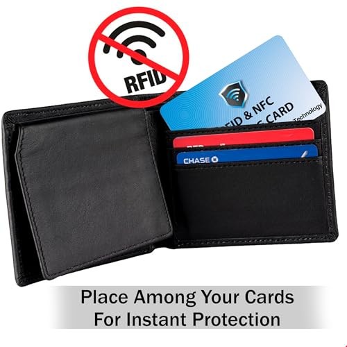SaiTech IT RFID Blocking Cards – Wallet Protection 5 Pack