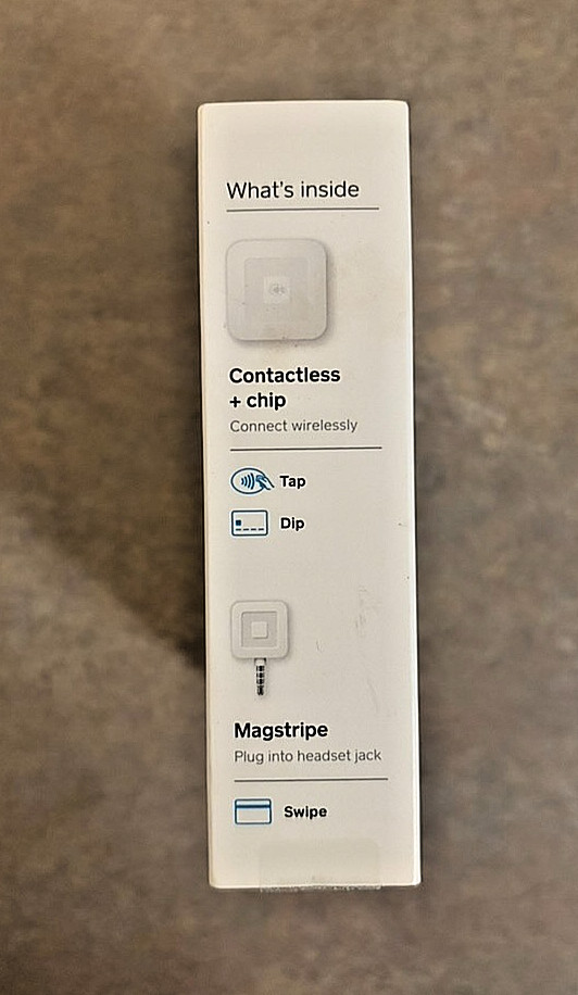 Square Card Reader – POS – Contactless & Chip Reader – 2nd Generation – White