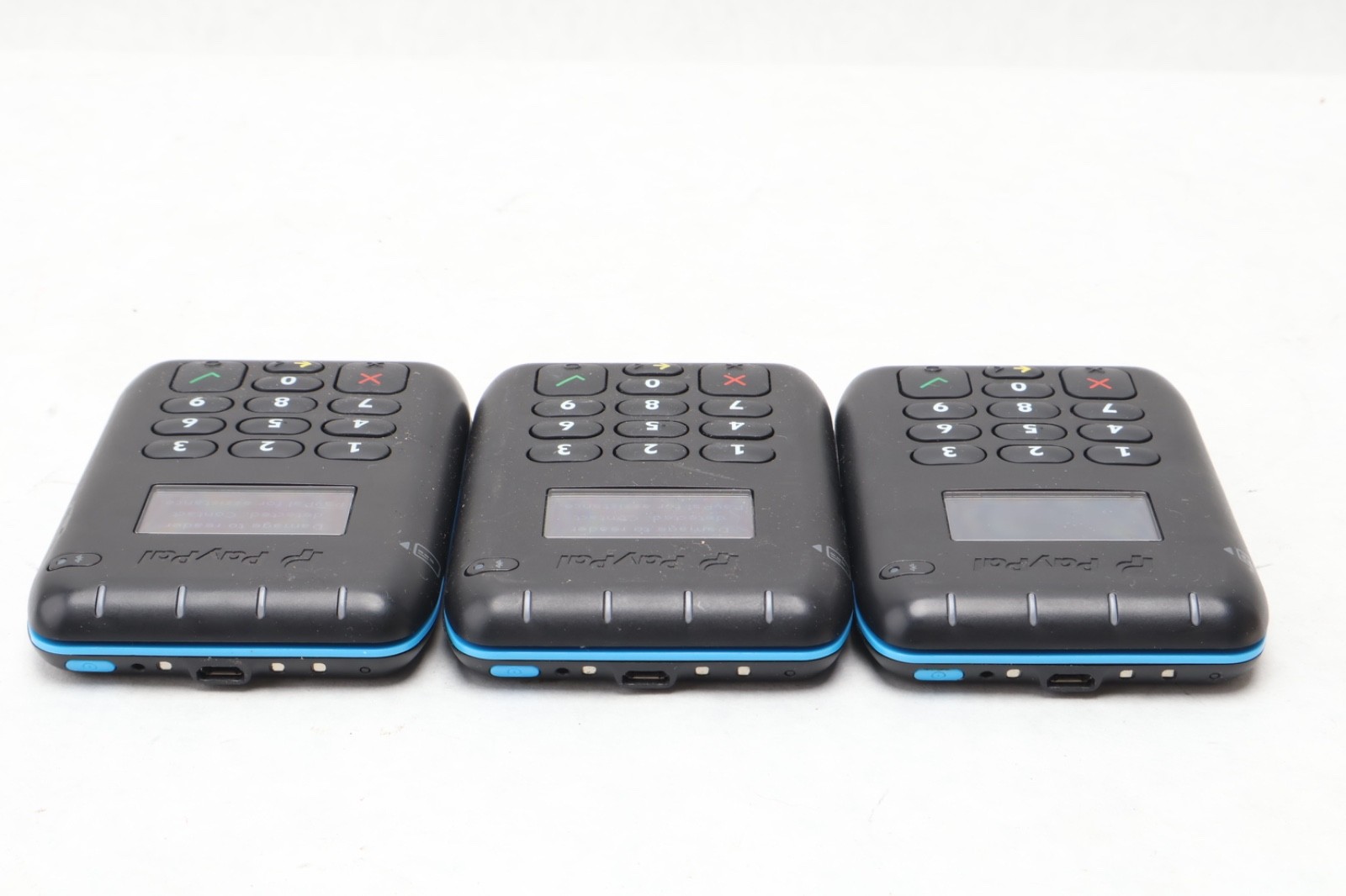 Lot 3x Paypal Chip Card Reader Contactless Enabled M010-PROD10-V2-2 FOR PARTS
