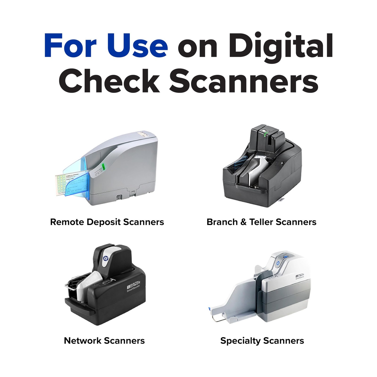 KICTeam – Waffletechnology® Cleaning Cards for Digital Check Scanners (15 C