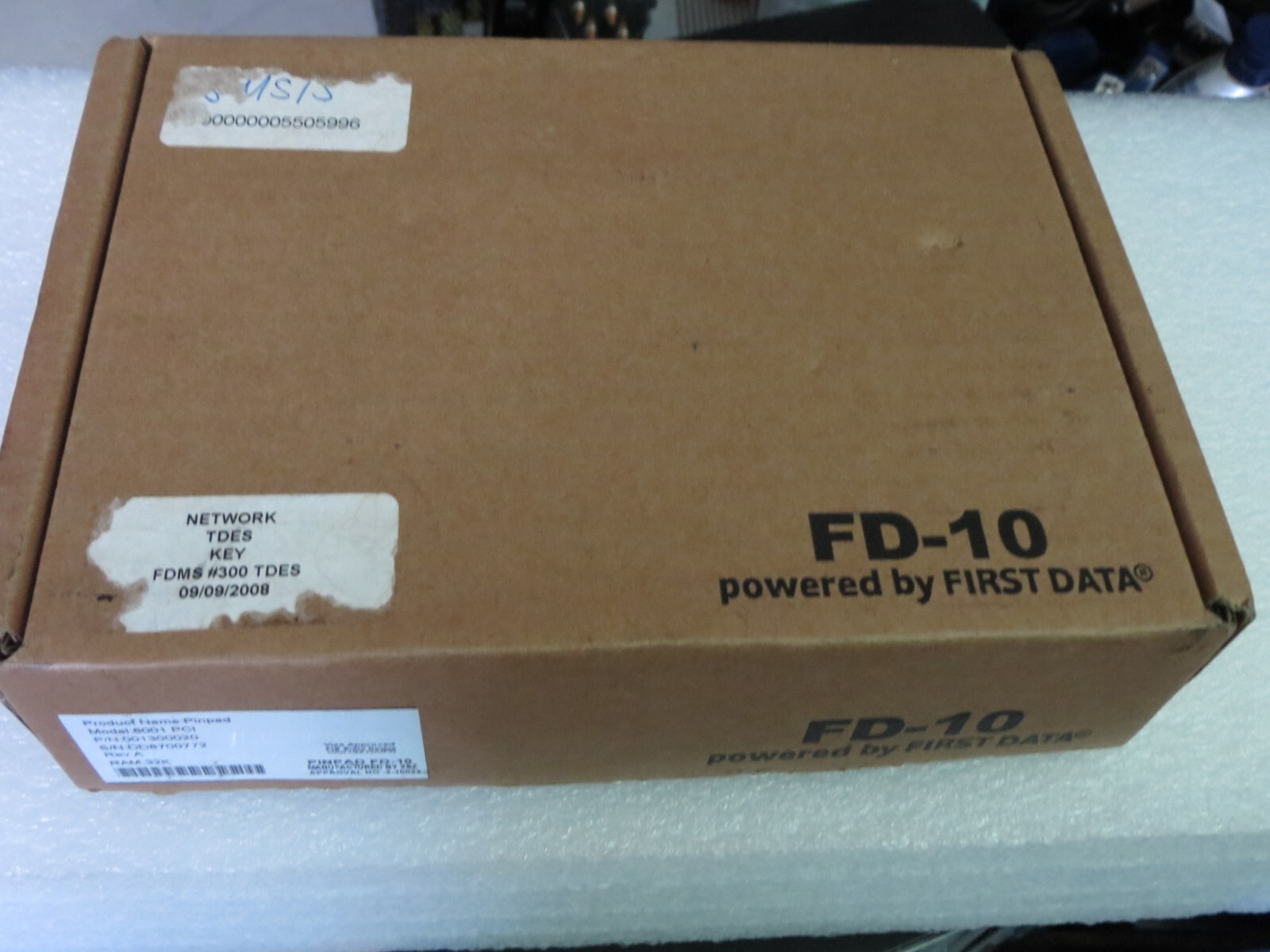 FIRST DATA FD-10 Pin Pad(Serial Port Connection 8001-PCI New