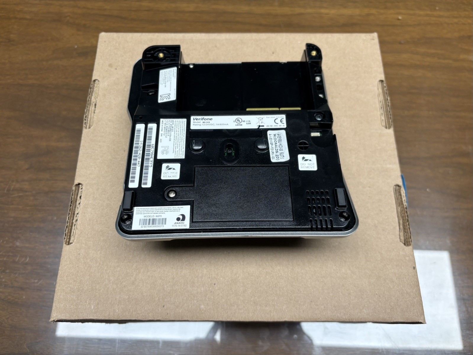 VeriFone MX925 POS Point of Sale Retail Credit/Debit Card Payment Terminal Kit