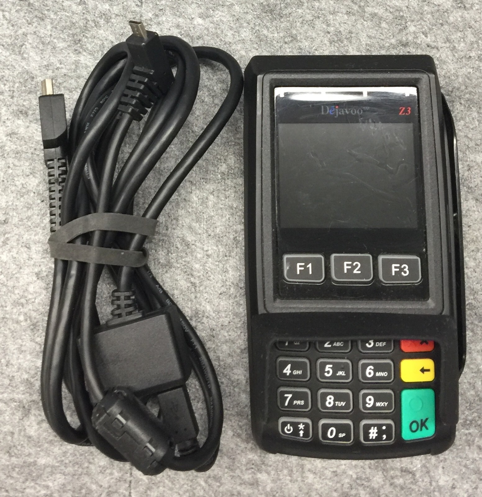 Dejavoo Z3 VEGA3000 Credit, Debit and EBT Card Terminal with Power Supply