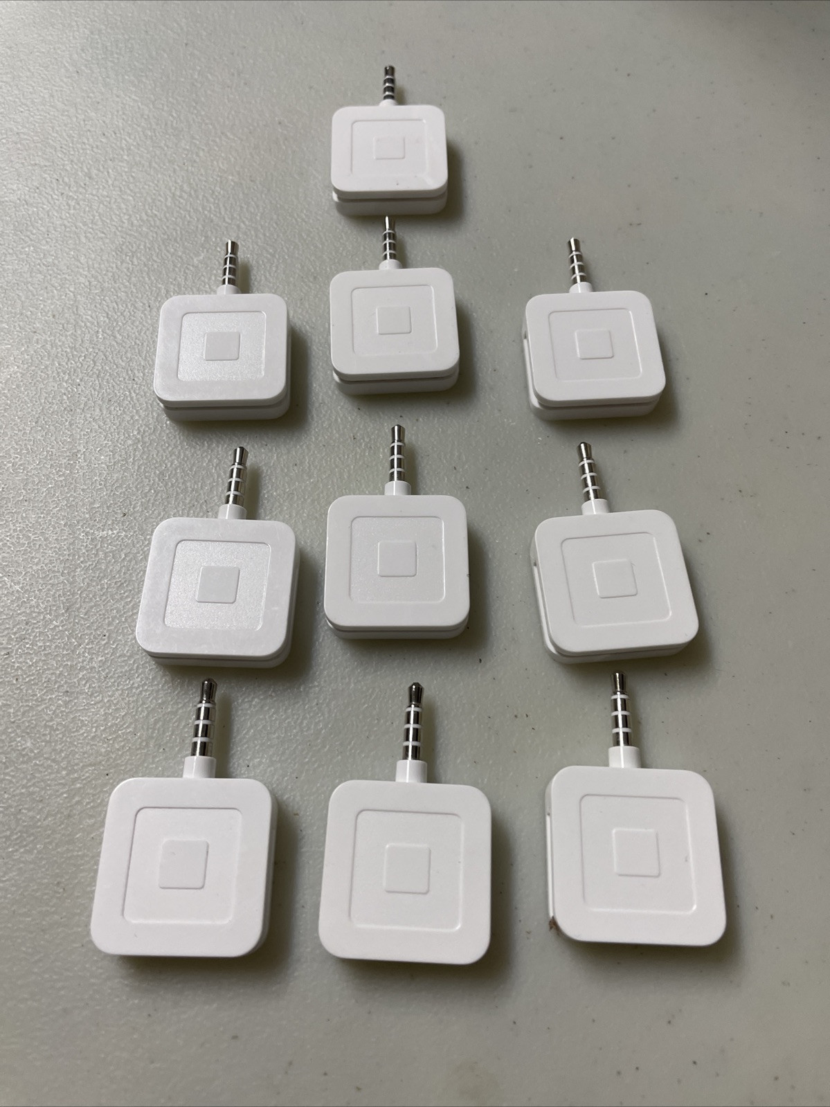 Square Credit Debit Card Reader magstripe 3.5 jack iphone & tablet UNTESTED 10x