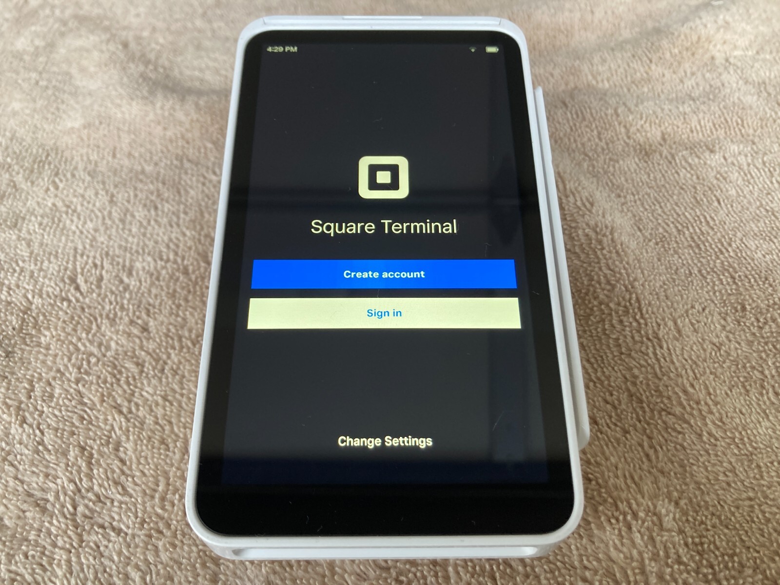 Square Terminal Card Payment White SPD1-01. Payment Region Japan. Only.