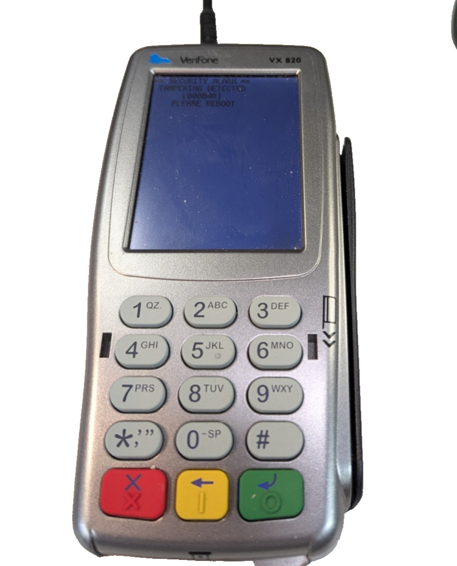 Verifone VX820 Terminal with power cord Tested