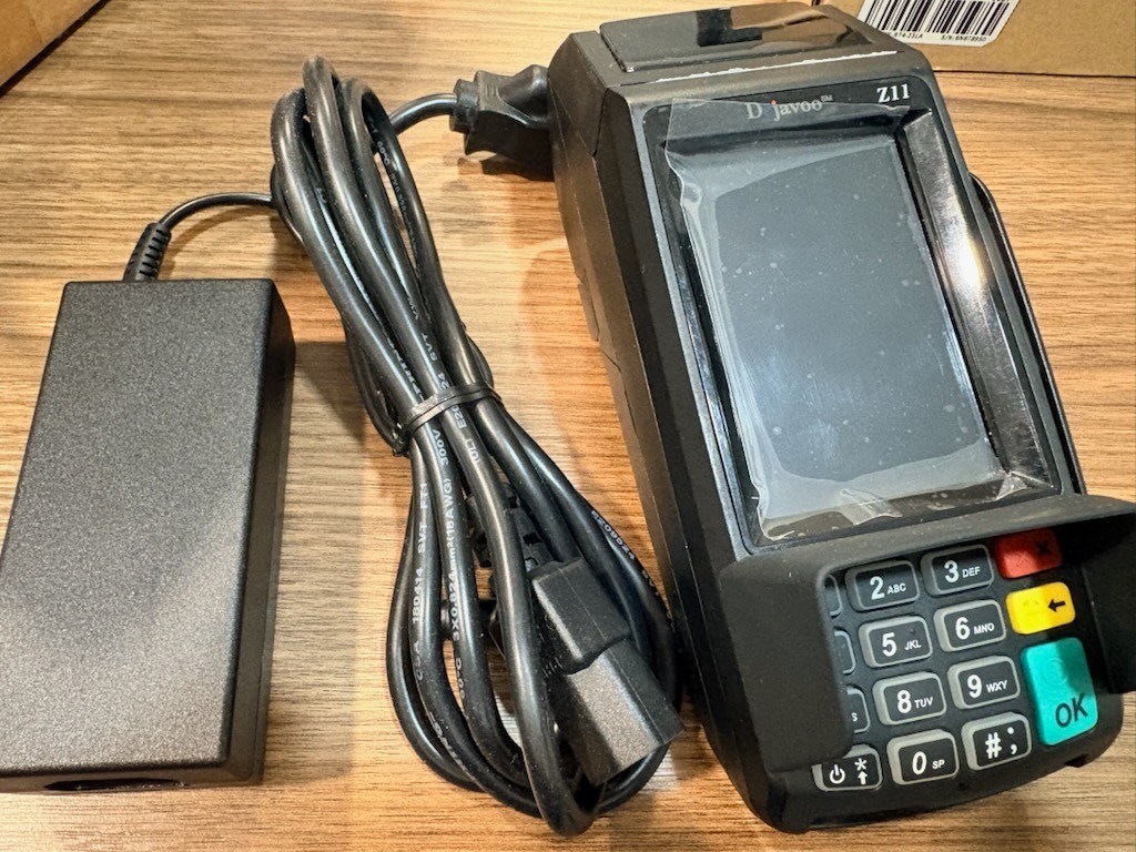 Dejavoo Z11 Vega3000-HW Credit Card Terminal EthernerWifi – New Open Box