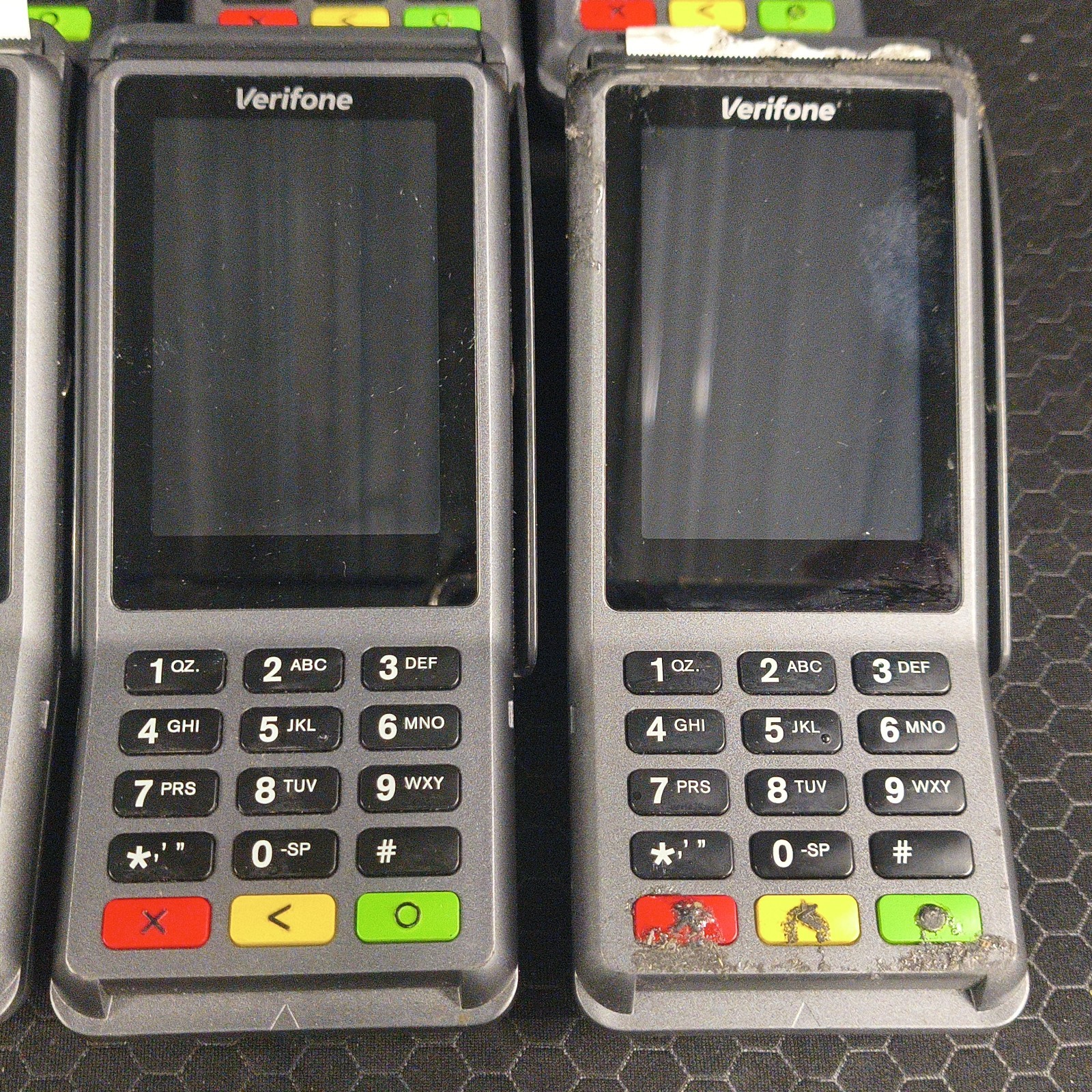 VERIFONE V400C PLUS – Lot Of 12. Untested. Sold As Is (See Pics + Desc).