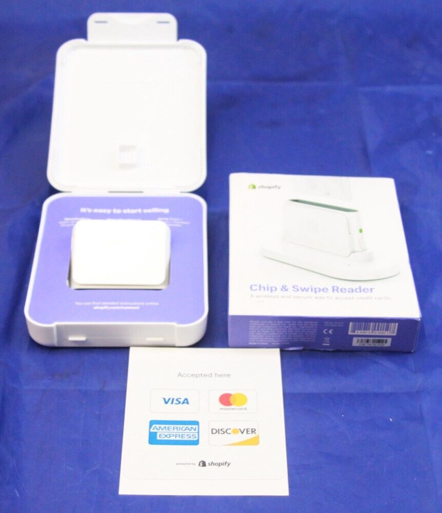 Shopify Chip & Swipe Reader – White