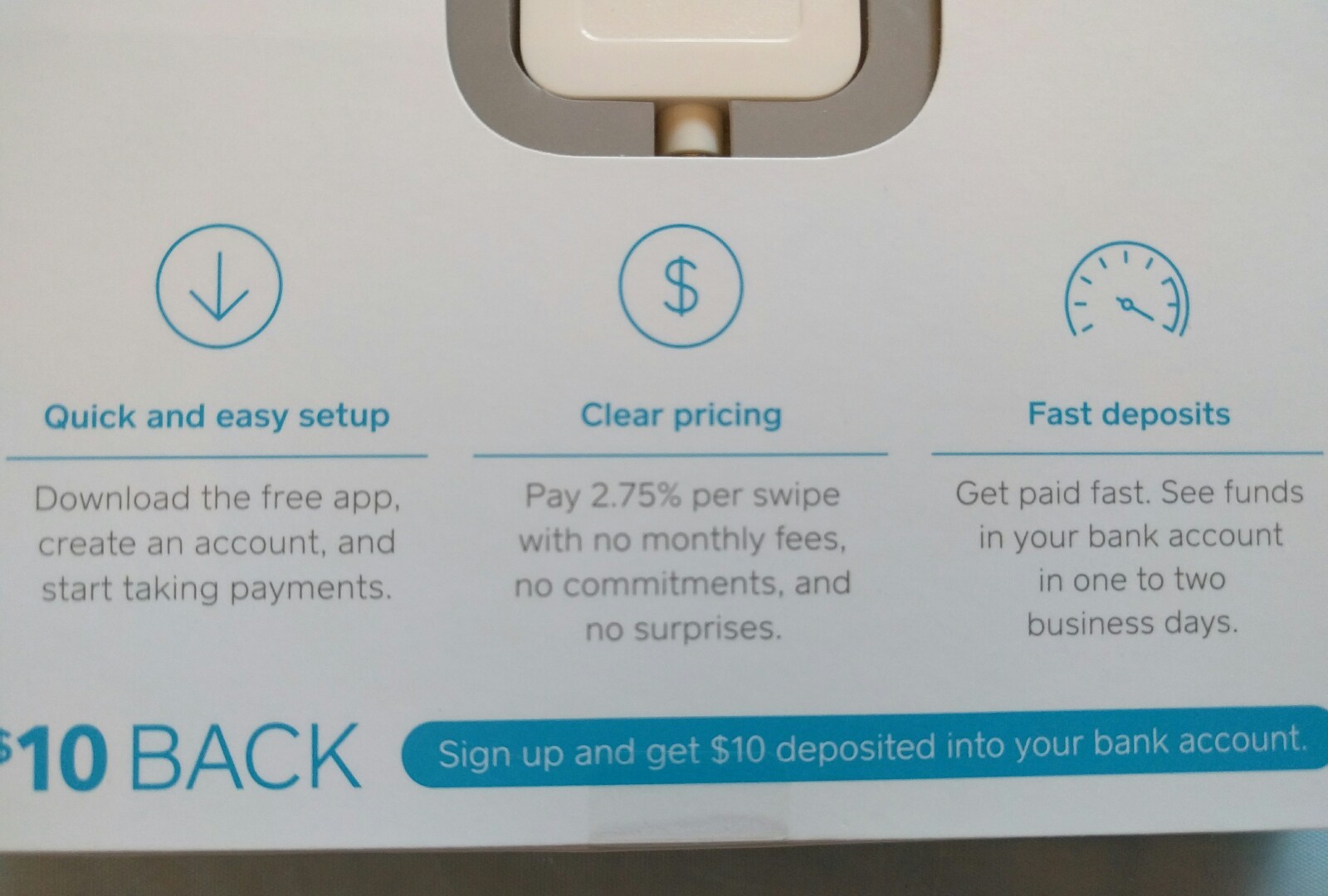 Square Reader Credit card Debit Card Iphone Ipad or Andrioid New In Box