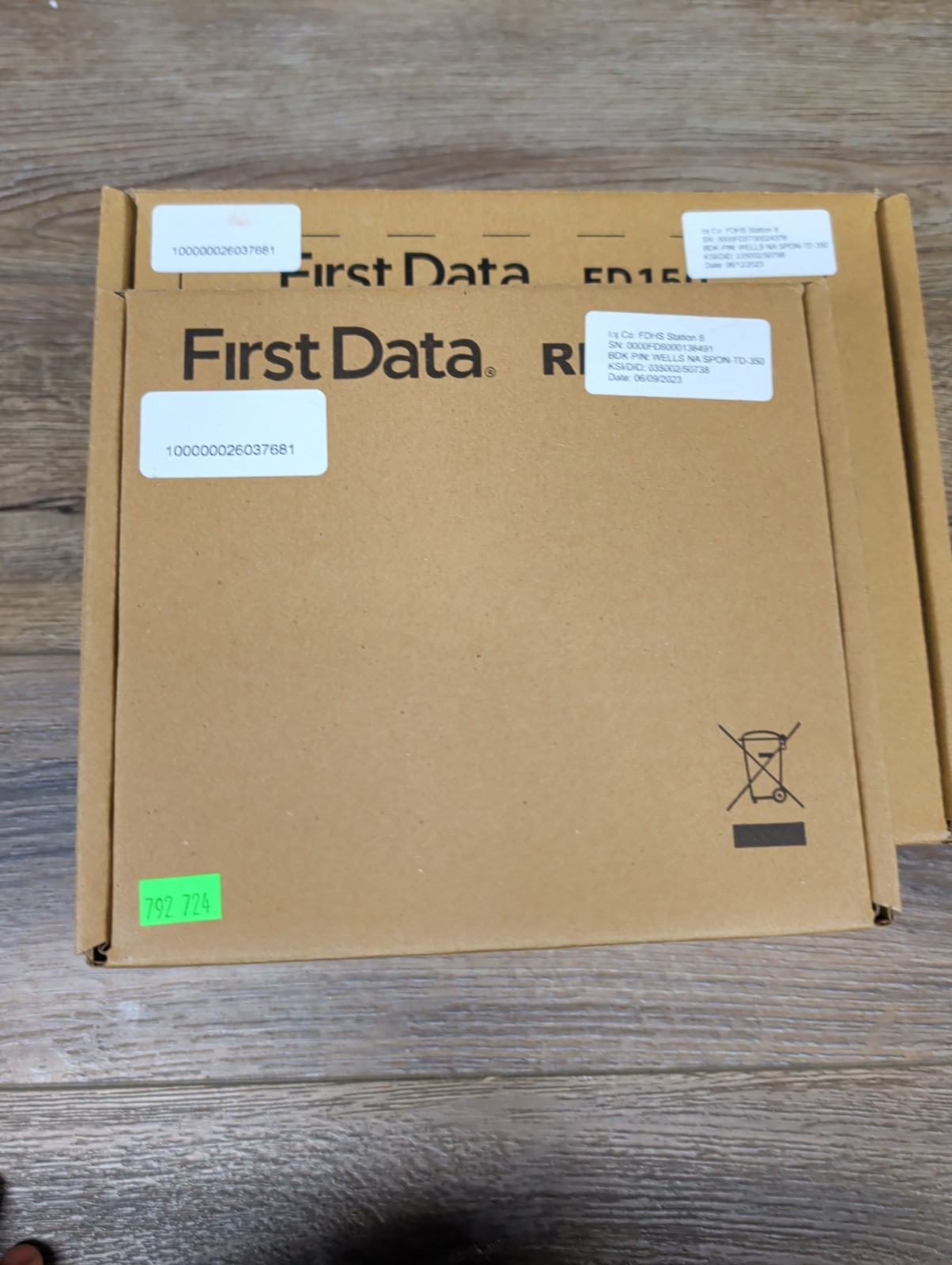 First Data FD150 + RP10 Pinpad bundle. New / Open Box. Wells Encryption