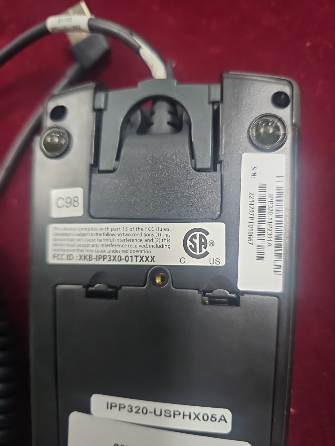 ingenico ipp320 With Cord