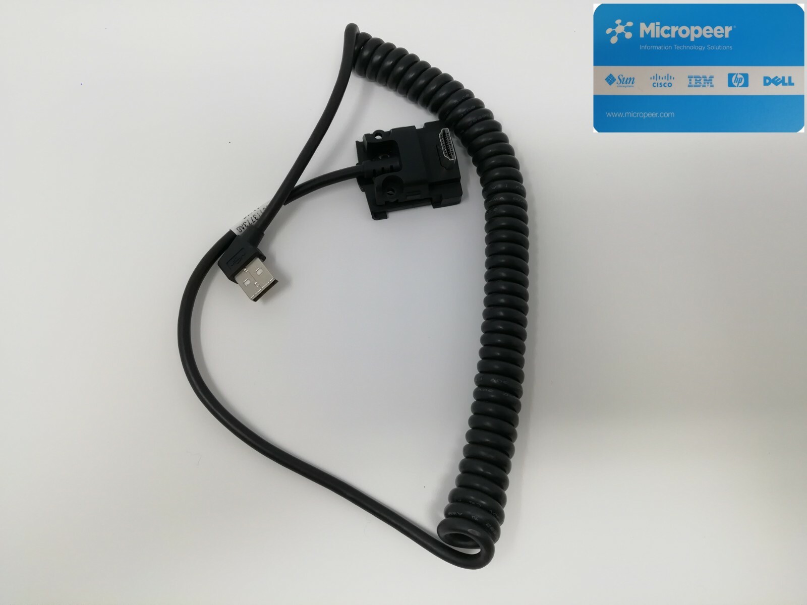 USB cable connecting iCT220 iCT250 to iPP320 iPP350 P/N 296113773AB or CAB0248