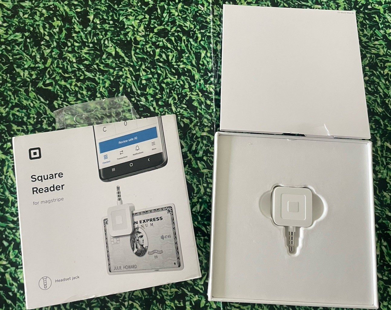 Square A-PKG-0206-01 Credit Debit Card Reader – White for Headset Jack