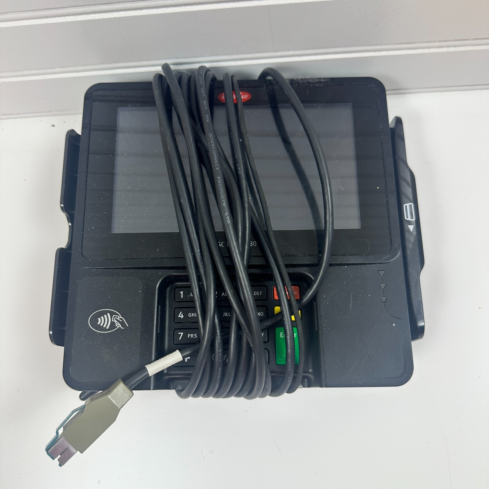 Ingenico ISC480 Black Corded Touchscreen Display Credit Card Payment Terminal