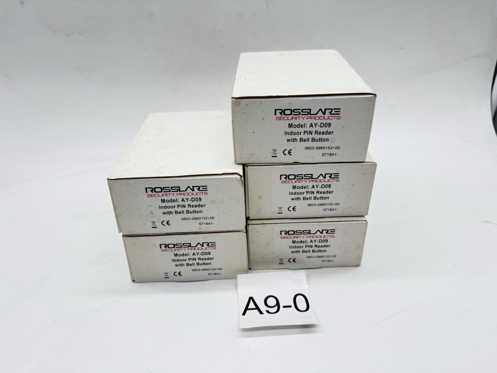 Lot of 5 Rosslare AY-D09 Indoor PIN Reader with Bell Button