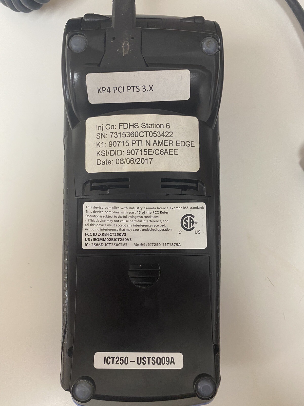 Ingenico ICT250 Credit Card Terminal