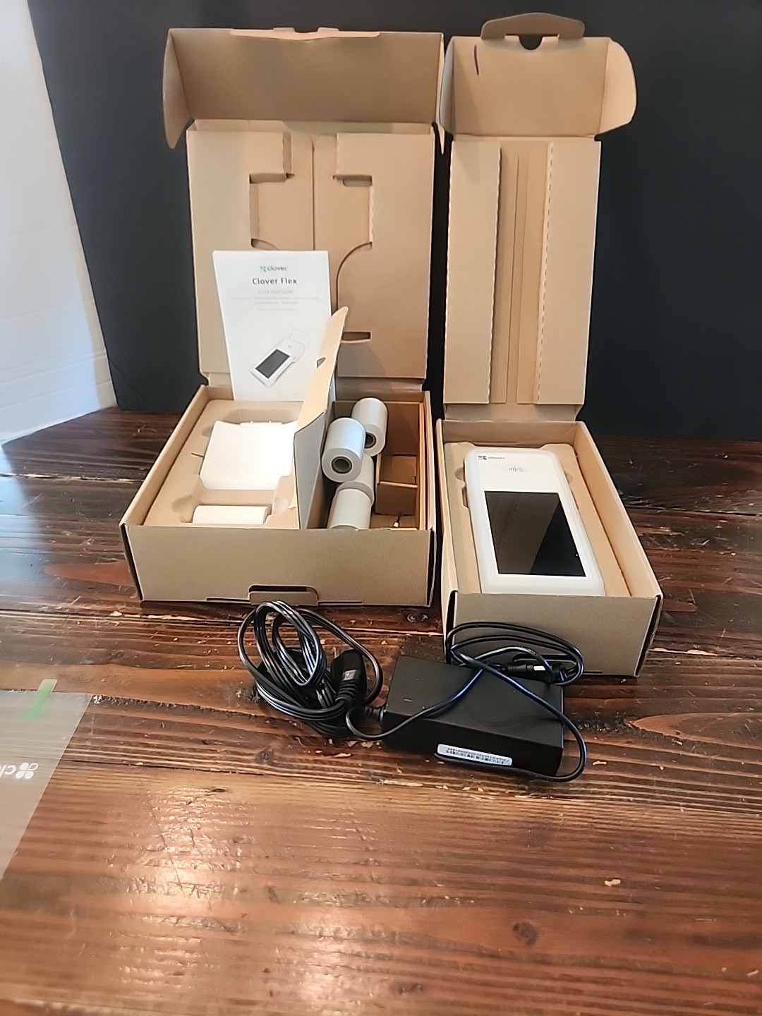 Clover Flex C403 Wireless POS Reader Lot Not 100% Sure Complete
