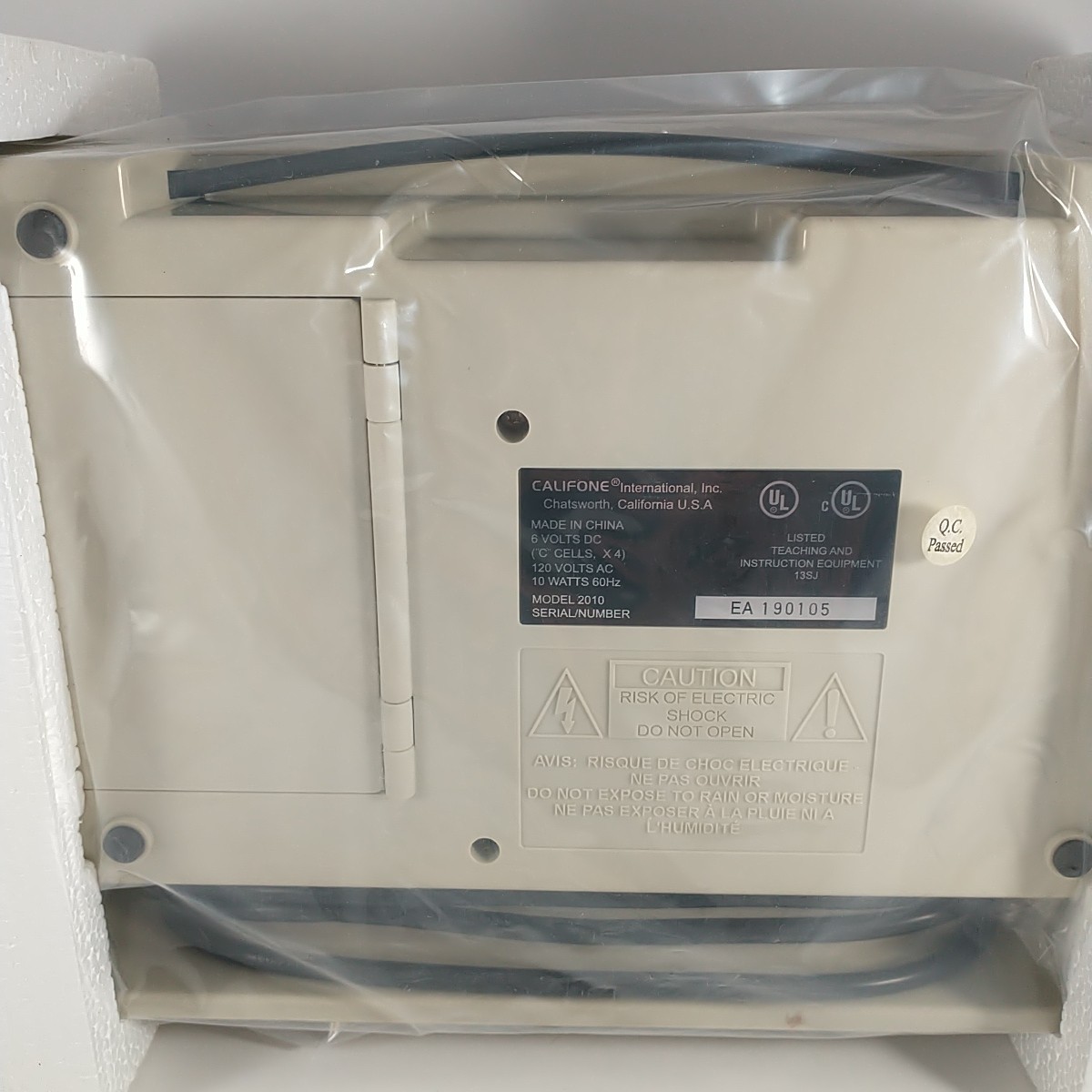 Califone Cardmaster Magnetic Card Reader Series 2000/ model 2010 NIB