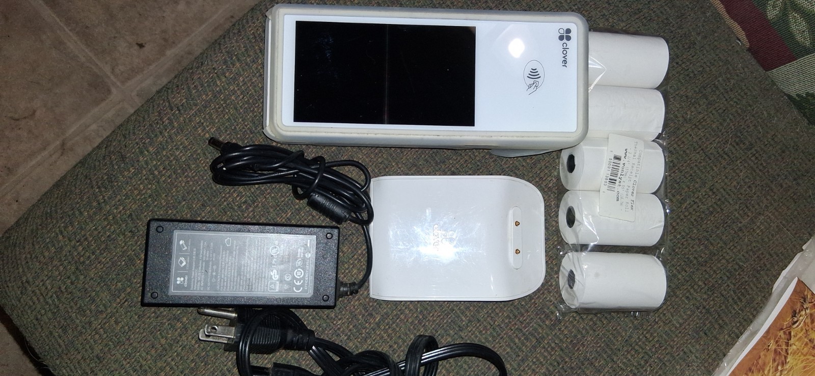 Clover Flex Machine Credit Card Machine Version 4. 01 Takes All Forms Of