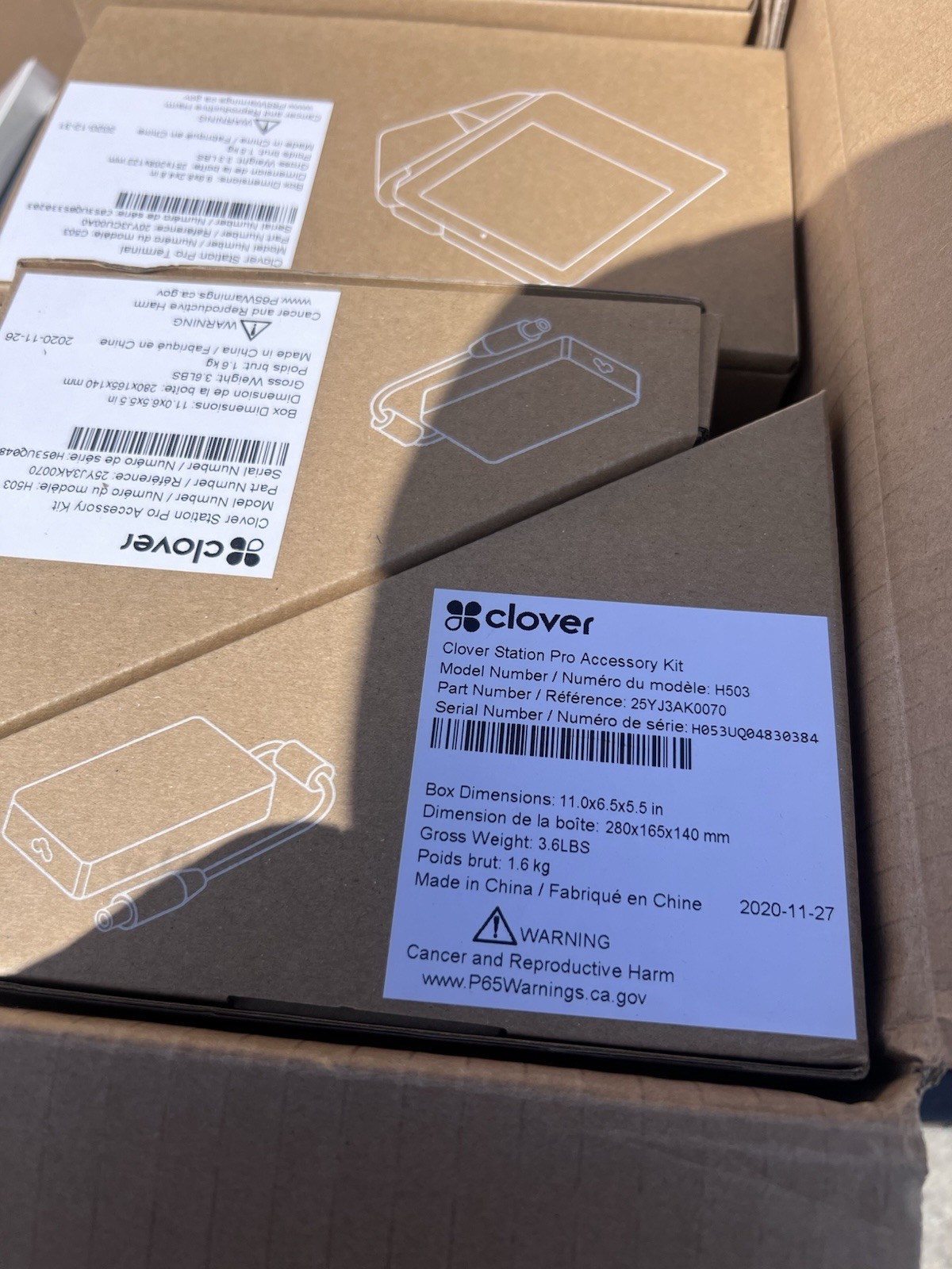 Clover Station Pro X503 KIT S503 H503 C503 P500 POS Display Terminal Printer NIB