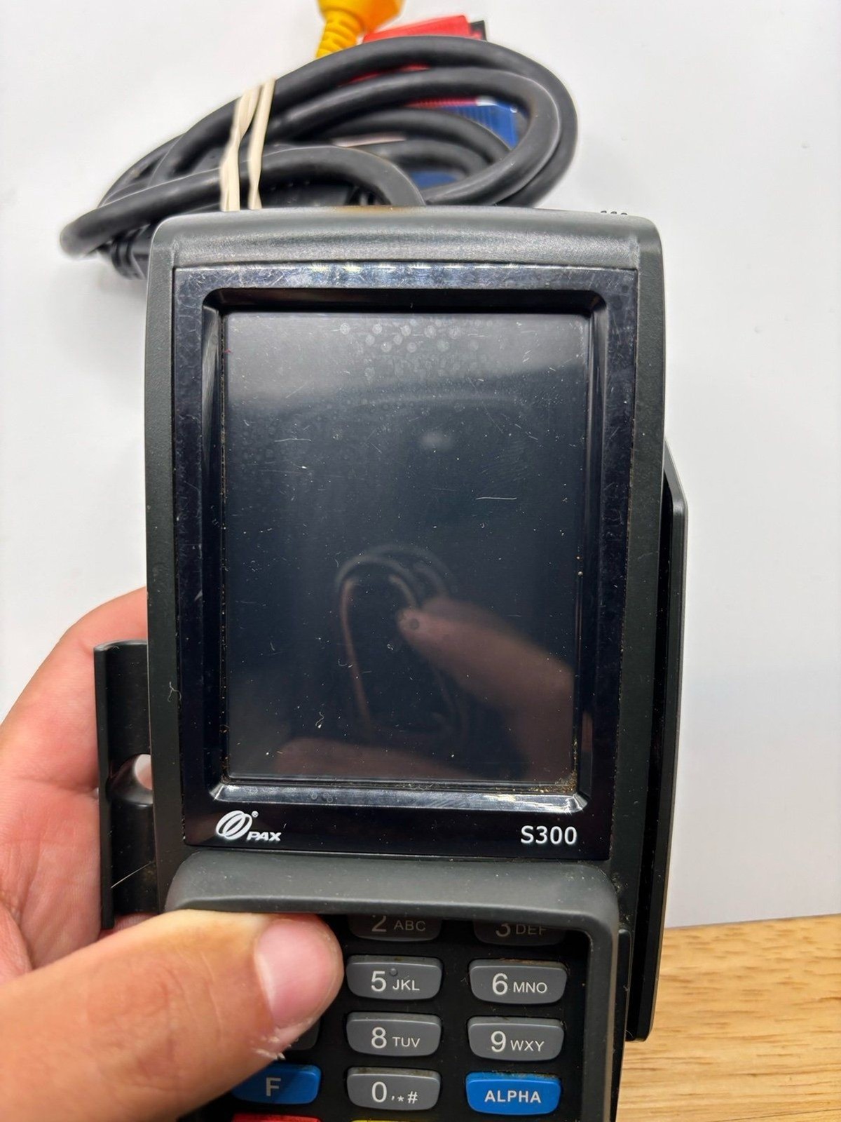 PAX S300 S300-000-364-02NA Credit Card Payment Terminal No Pen