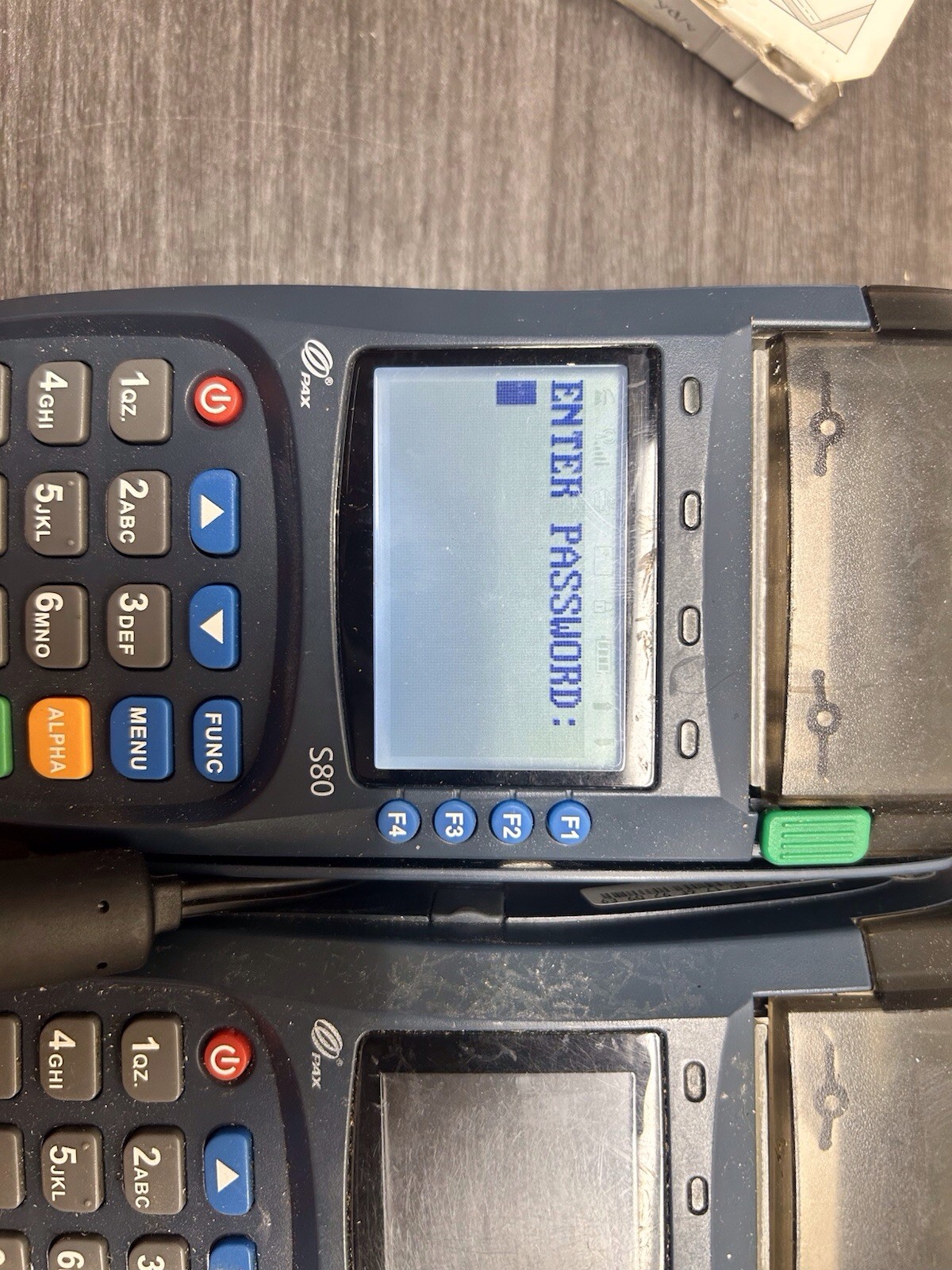 Lot Of 4 PAX S80 EMV NFC Credit Card Machine “Locked” |#D76