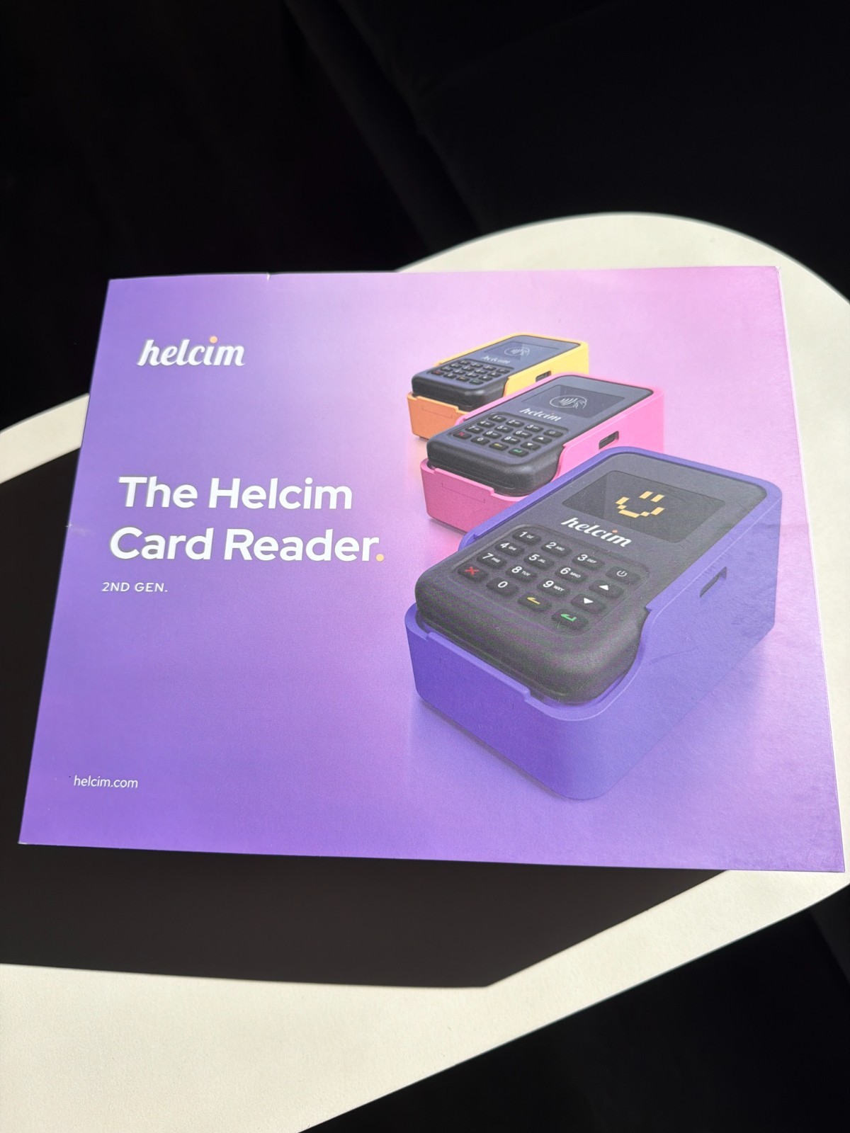 Helcim Wisepad 3 Model WPC32 Untested POS Card Reader Farmers Market Remote