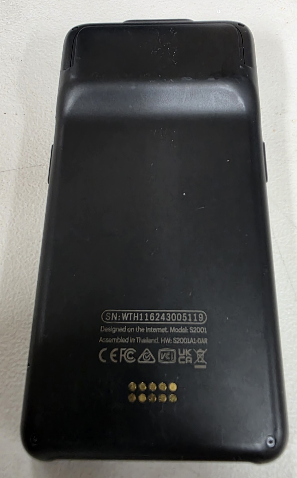 Shopify POS GO S2001 Handheld Portable Card Reader & Scanner FIREWALL ERROR