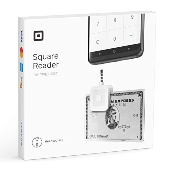 Square Credit Card Magstripe Reader (with headset jack) FREE SHIPPING.