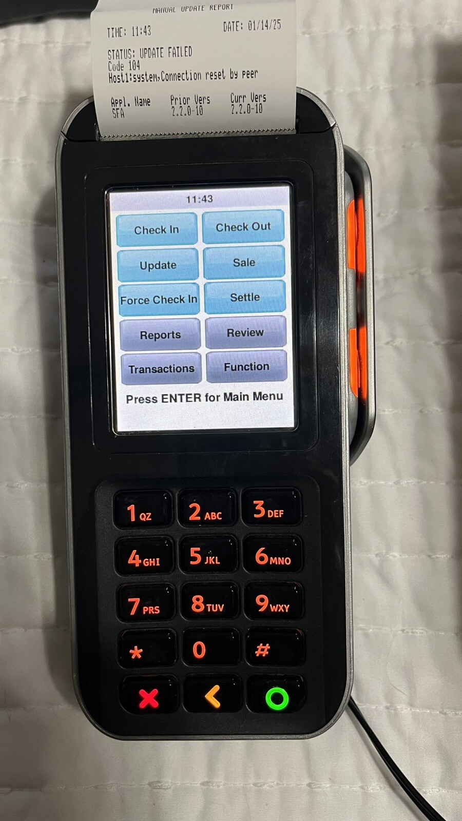 Equinox Payment Apollo AIO W/Lodging Software