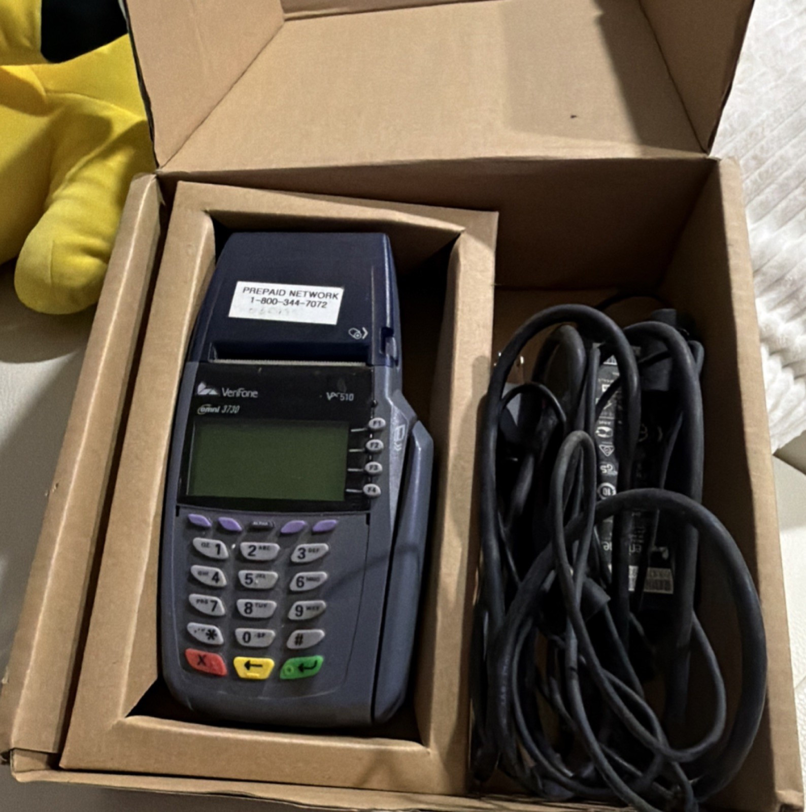Verifone Vx 510 VX510 Wired Credit Card Terminal with Power Cable