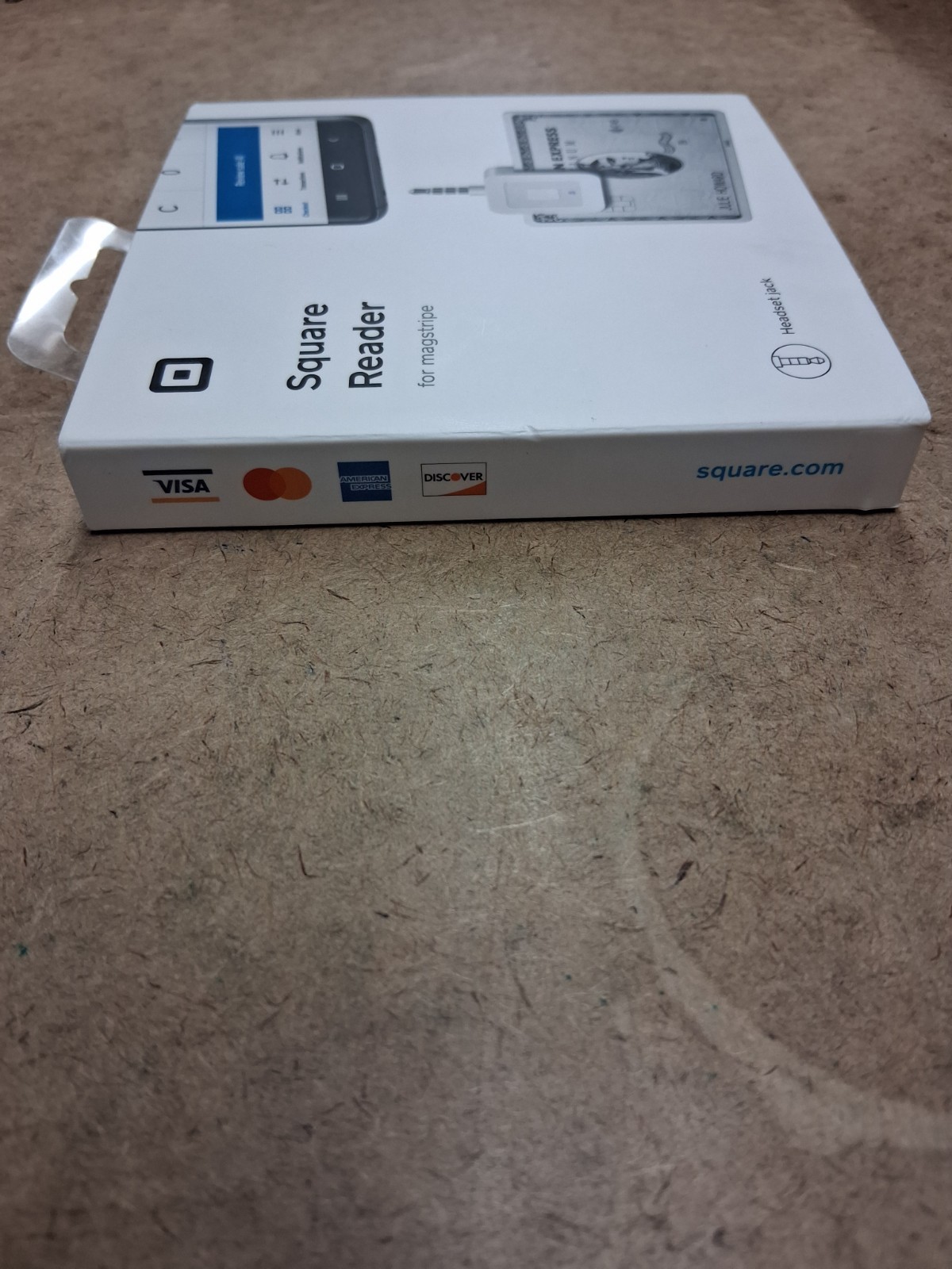 Square Credit Card Reader For iPhone/Android 3.5mm Headphone Jack Connector NEW