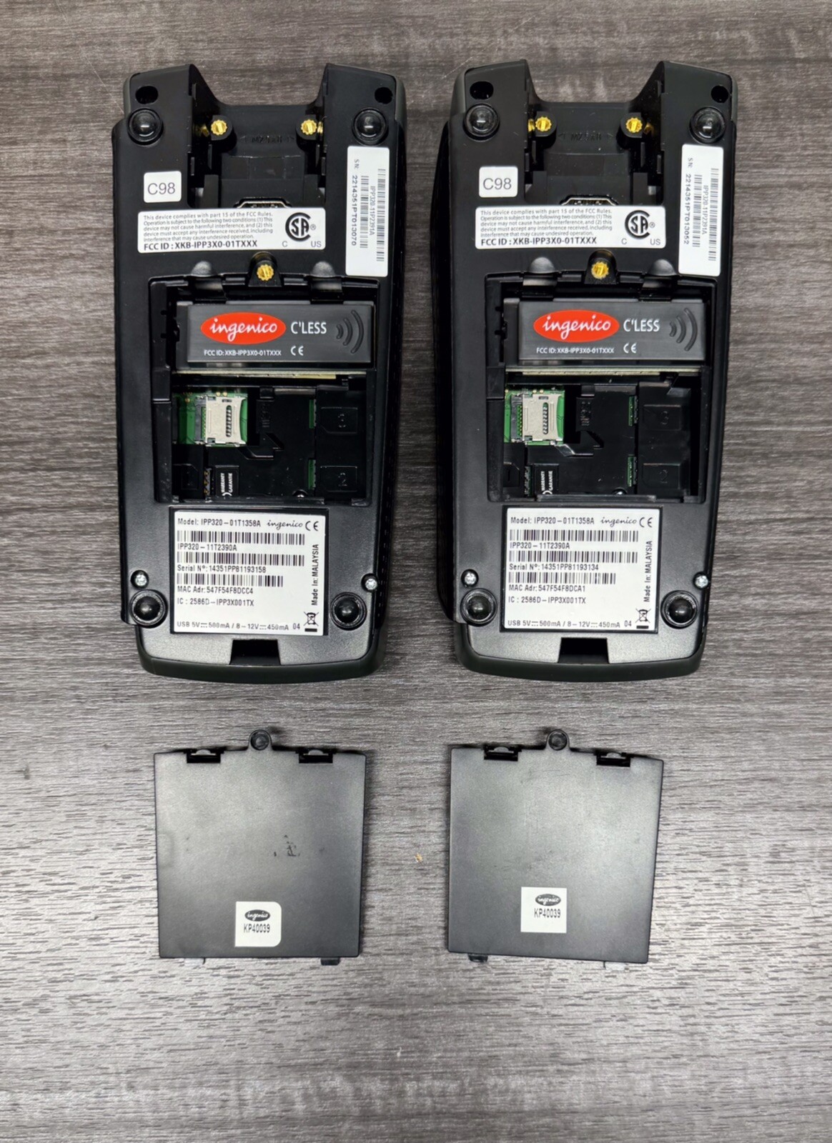 Ingenico Payment Terminal IPP320 *LOT OF 2* #TL-788