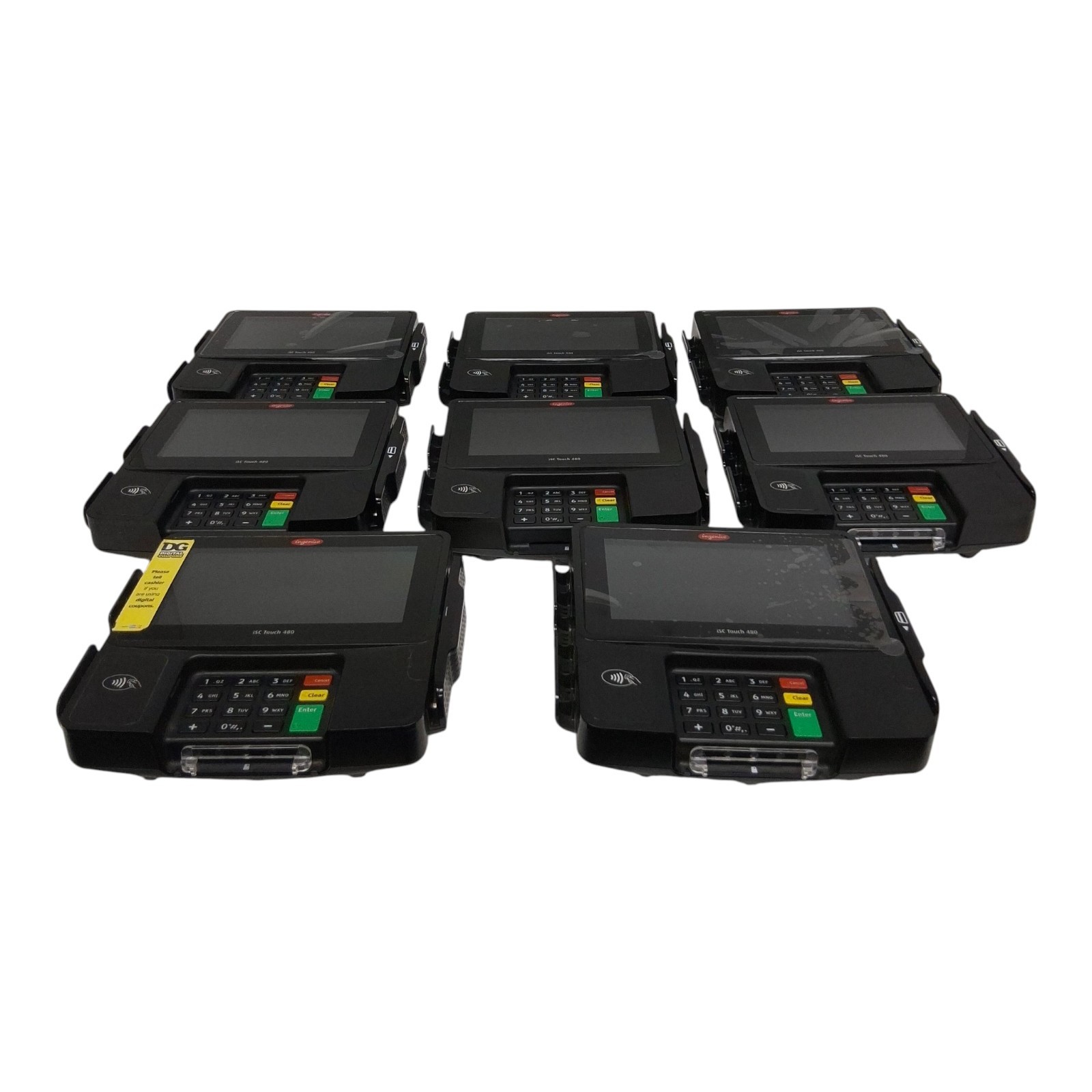 Lot of 8 Ingenico iSC Touch 480 Credit Card Terminal Untested AS IS